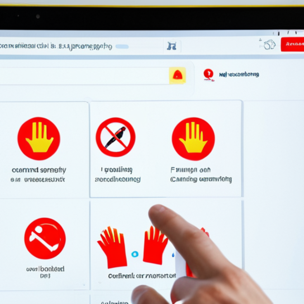 Recognizing Red Flags**
"A person looking at a computer screen displaying a heated online discussion, with red flag icons (like warning signs) subtly overlaid on aggressive comments, fully clothed, professional attire, safe for work, appropriate content, perfect anatomy, natural proportions, digital illustration, family-friendly, well-formed hands, proper finger count."
**