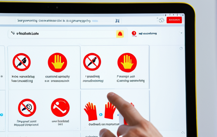 Recognizing Red Flags**
"A person looking at a computer screen displaying a heated online discussion, with red flag icons (like warning signs) subtly overlaid on aggressive comments, fully clothed, professional attire, safe for work, appropriate content, perfect anatomy, natural proportions, digital illustration, family-friendly, well-formed hands, proper finger count."
**