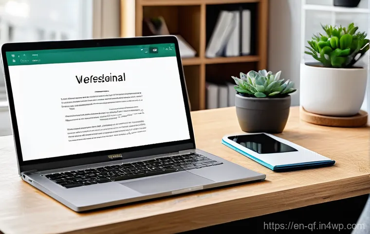 웹세미나 참여 시 유의사항 - **Prompt 1: The Focused Webinar Master's Workspace**
"A wide shot of a neatly organized home off...