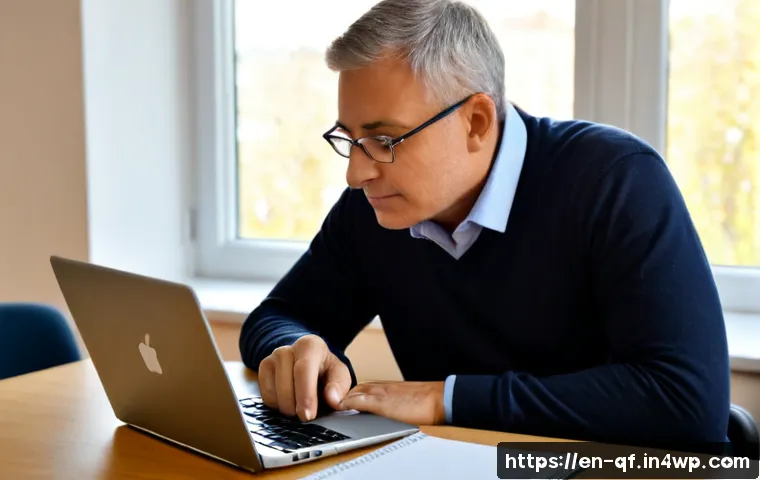 Home 30 온라인에서의 피드백 수용 방법 - Photorealistic home office scene of a thoughtful middle-aged professional calmly reviewing construct...